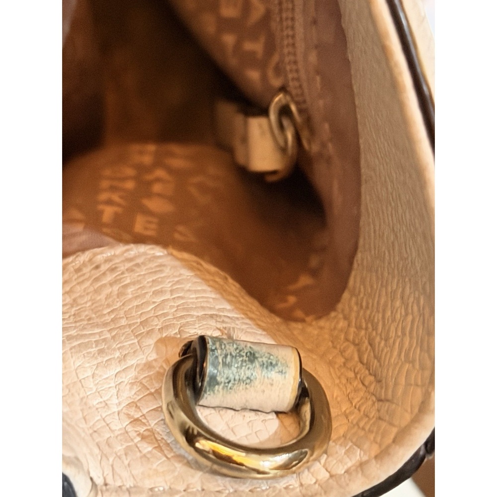 Kate Spade Briar Lane Meena Purse Pink Beige Leather Removable Shoulder Strap - Picture 14 of 14